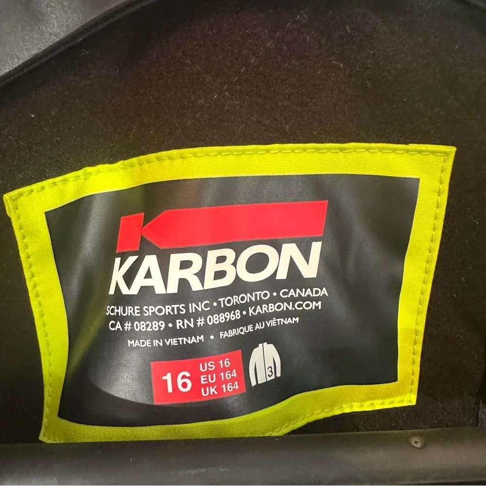 Karbon boys size 16